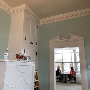Interior of restaurant