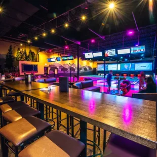 interior, sushi and sashimi