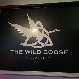 a sign for the wild goose