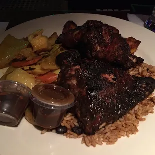 Famous Jerk Chicken Dinner... Amazing!