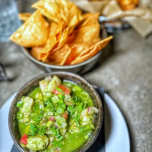Shrimp &amp; watermelon ceviche