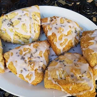 Lavender scones