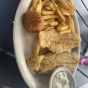 Catfish lunch special