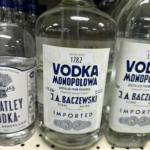 Yum, potato vodka