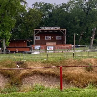 Outdoor stage for concerts