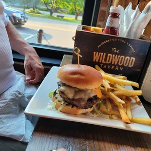 Mushroom Swiss Burger