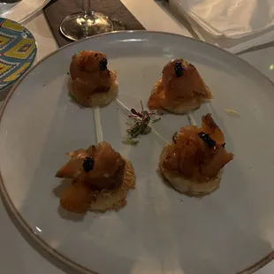 pastrami salmon bites