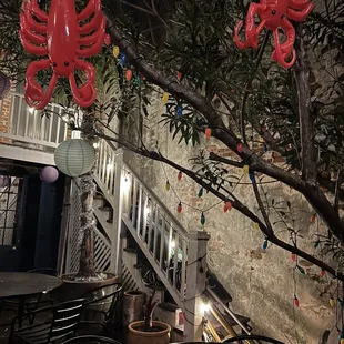 Outdoor seating area