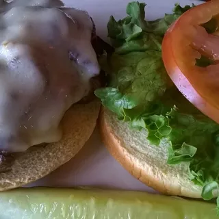 Mushroom and Swiss Burger