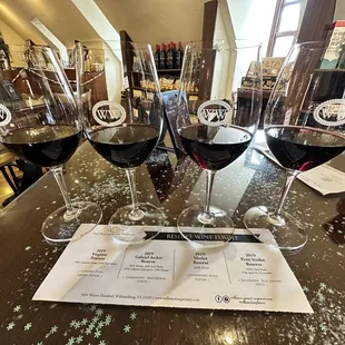 My Reserve Wine Flight: it was worth the cost