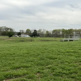 Compound east stage side...