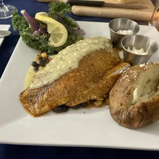 Sea Bass with Wine Sauce