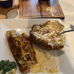 blackened redfish  yum