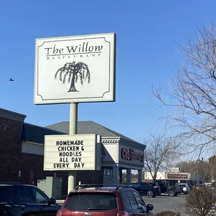 Restaurant sign