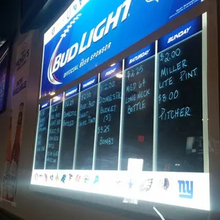 Drunk specials 3/5/2017