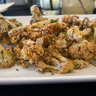 Pan fried cauliflower