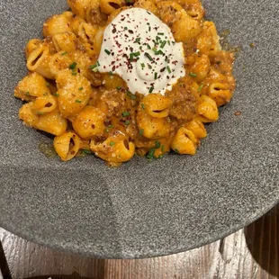 Chef A&apos;s Rigatoni Bolognese