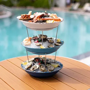 The Kraken Seafood platter also featured at our sister venue in NYC; The Rockaway Hotel