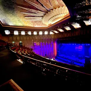 Deco style ceiling decor.