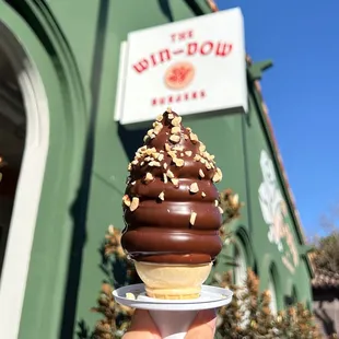 Peanut Buddy dipped cone