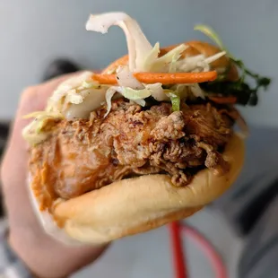 Fried chicken sandwich