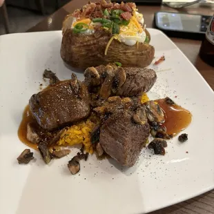 Filet Mignon Medallions So tender so good. The mushrooms and sauce had an amazing flavor