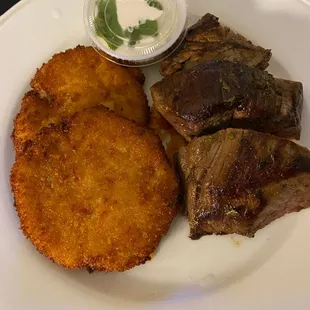 4oz Filet Medallions paired w/ the following-potato croquettes