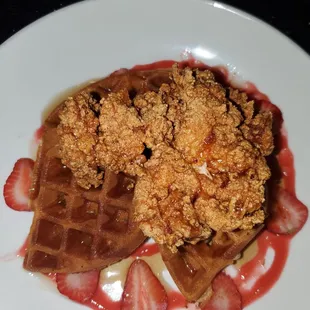 food, waffles