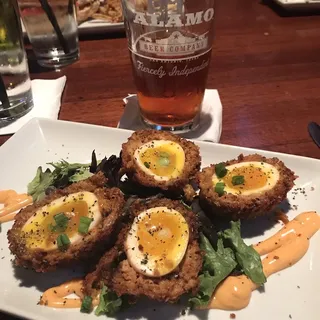 Chorizo Mexi-Scotch Eggs