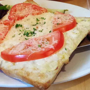 Open Faced Dungeness Crab Melt