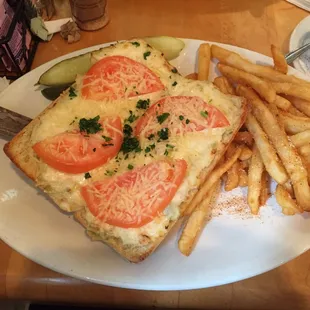 Open Faced Crab Sandwich