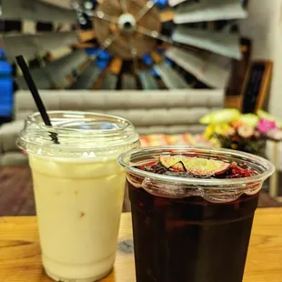 Limited time drinks: Horchata and Agua de Jamaica