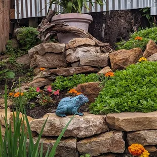 Our patio is a little, secluded slice of heaven