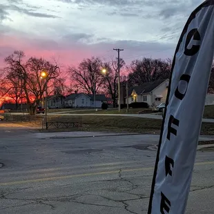 Sunrise and coffee
