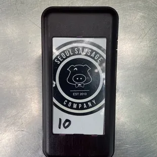 Seoul pager.  Ringing you the news that your food is up!