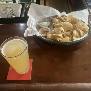 Surly Grapefruit Supreme With Chips And Salsa