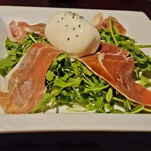 Burrata and Prosciutto Salad