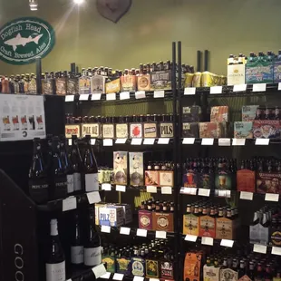 In addition to wine, they have a good selection of craft beers.