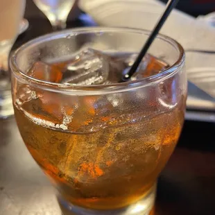 Peach old fashioned