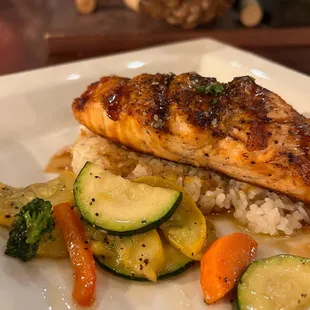 Sesame Orange Glazed Salmon