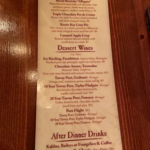 Save room for dessert!