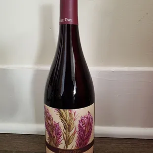 a bottle of wine