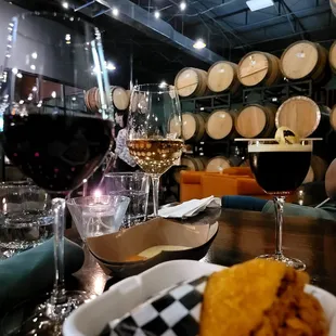 The wizard glass of wine