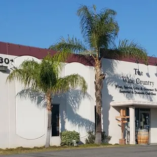 the exterior of the winery