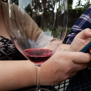 There are a lot of great wine selections.