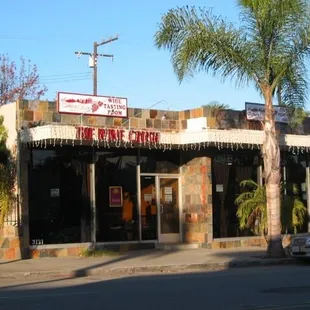 outside