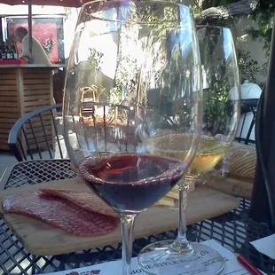 Salami &amp; Irish Cheese during the Rhone style tasting