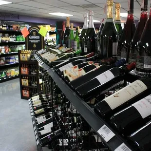 a wide selection of wines