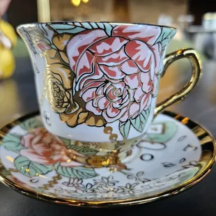 The tea cups are absolutely beautiful.