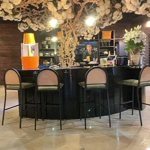 Pretty bar in the middle